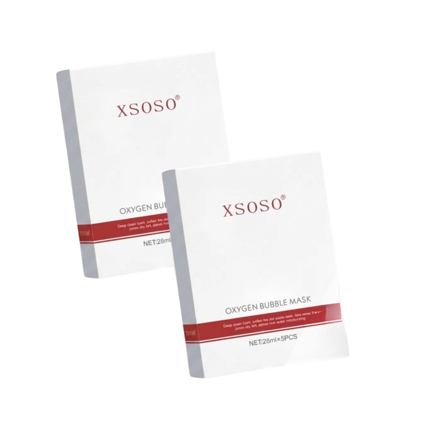 Bubble Face Mask - 5 Piece Deep Cleansing Pore Care Set