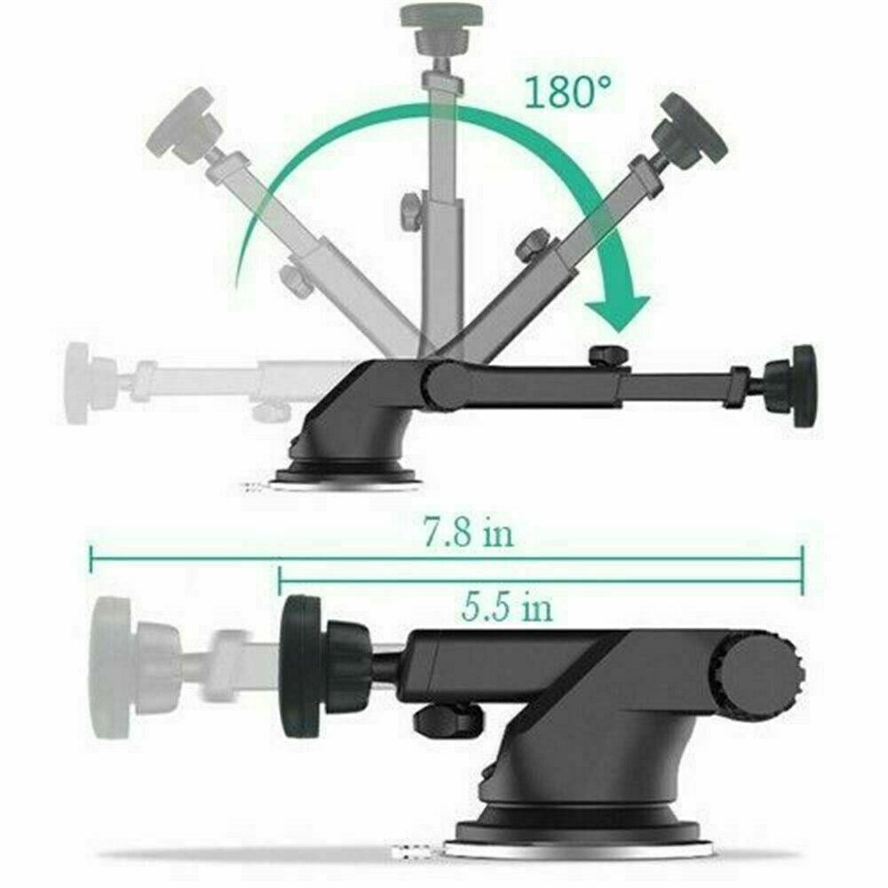 Car Bracket with Adjustable Strength Suction Cup