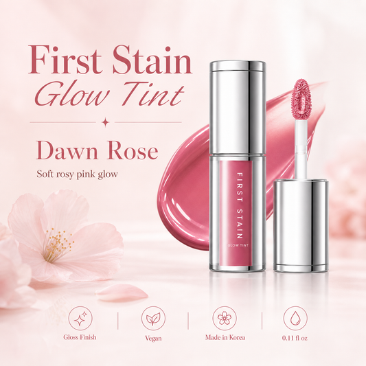 HEAVY MAKEUP First Stain Glow Tint | Glossy Lip Stain | Korean K-Beauty