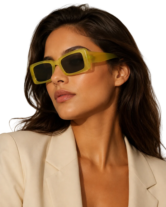 UV400 Polycarbonate Rectangle Sunglasses