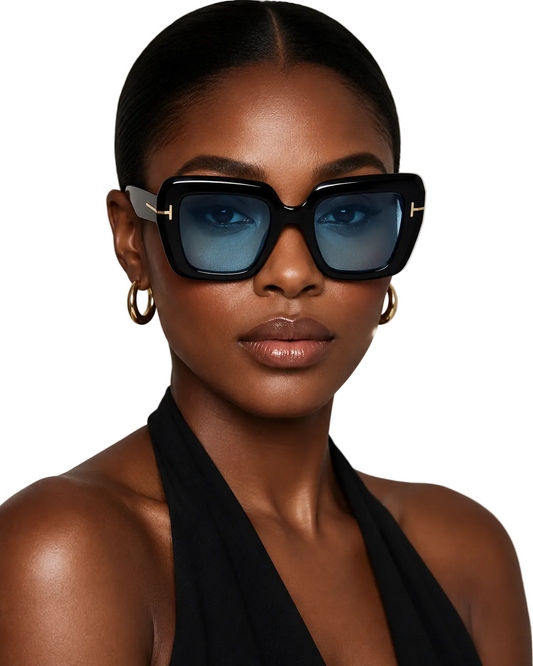 Polycarbonate Frame Square Sunglasses