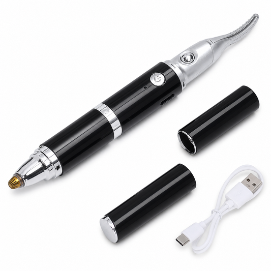 2in1 Electric Eyelash Curling Device Heated Eyebrow Trimmer