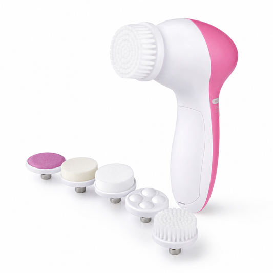 Facial Cleansing Brush Waterproof Face Spin 5 Brush Heads