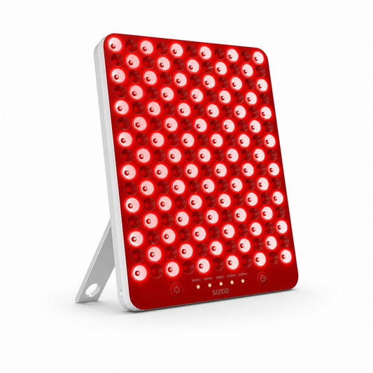 Portable 165 LED Red Light Therapy Panel for Face & Body, 660nm - 850nm