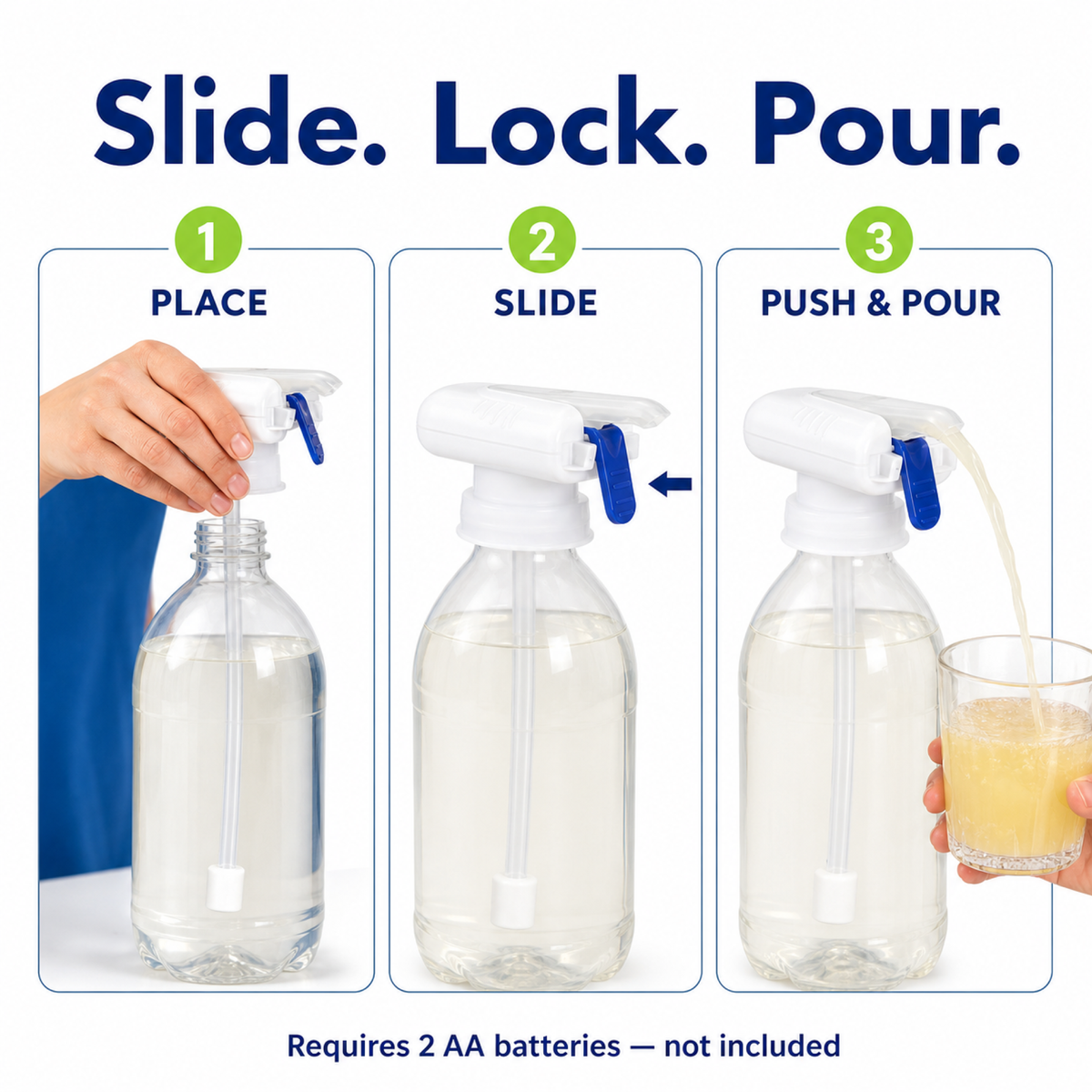 Magic Tap 3-Pack Automatic Drink Dispenser - Convenient Beverage Solution