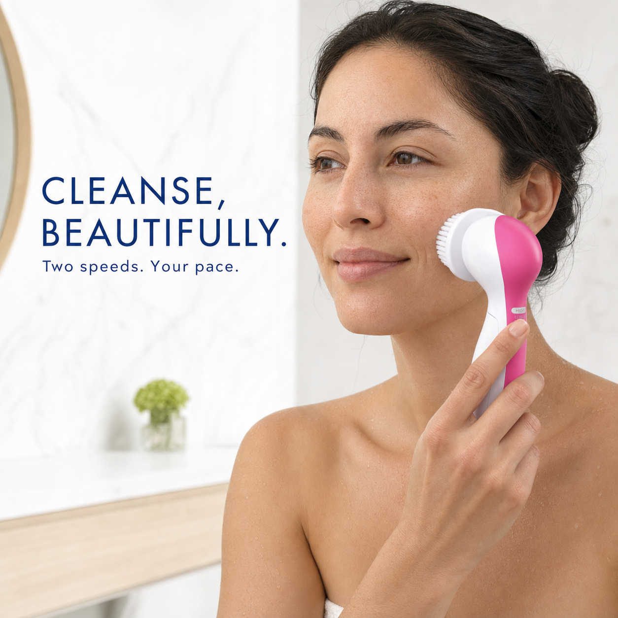 Facial Cleansing Brush Waterproof Face Spin 5 Brush Heads