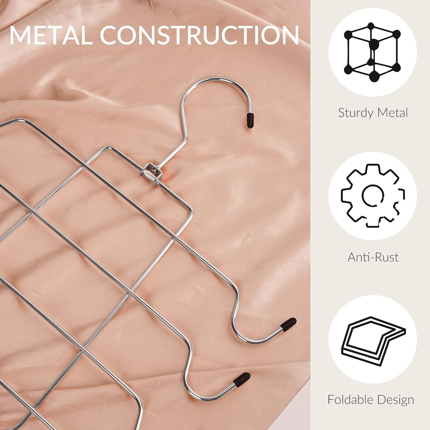 Maximize Closet Space with 2 Pack Tank Top Hanger - 32 Hooks, Sturdy Metal, 360° Rotating, Foldable Bra Organizer for Apartments and Dorms