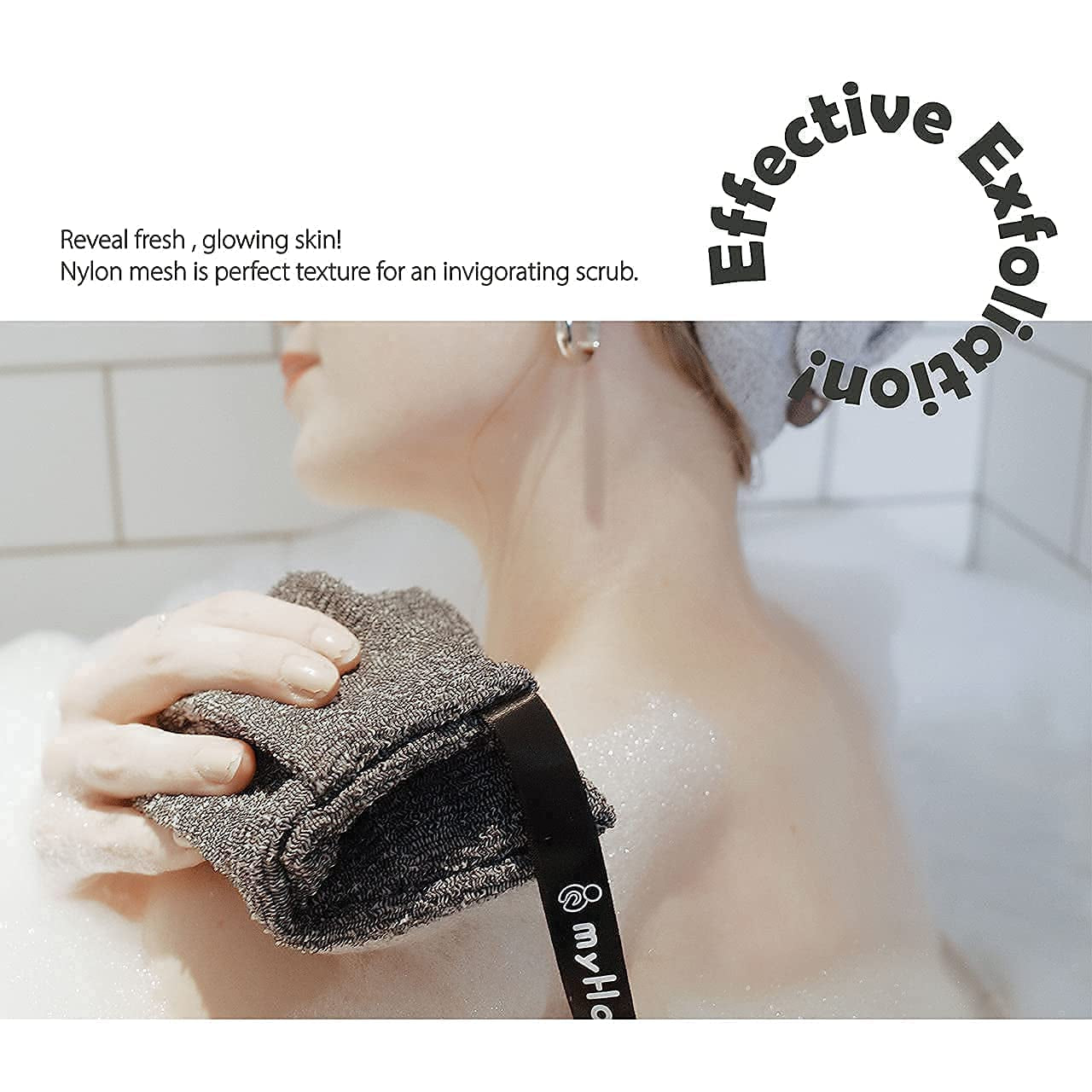 Soap Pocket Exfoliating Pouch, Body Scrubber Sponge, Exfoliator for Bath, Shower or Leftover Bits Saver, Graphite Gray, 2 Pack + 2 Lift Pads | Body Scrubber Sponge, Exfoliator for Bath, Shower or Leftover Bits Saver, Bar Soap Loofah, Bar Soap Pouch, Lofas for Shower