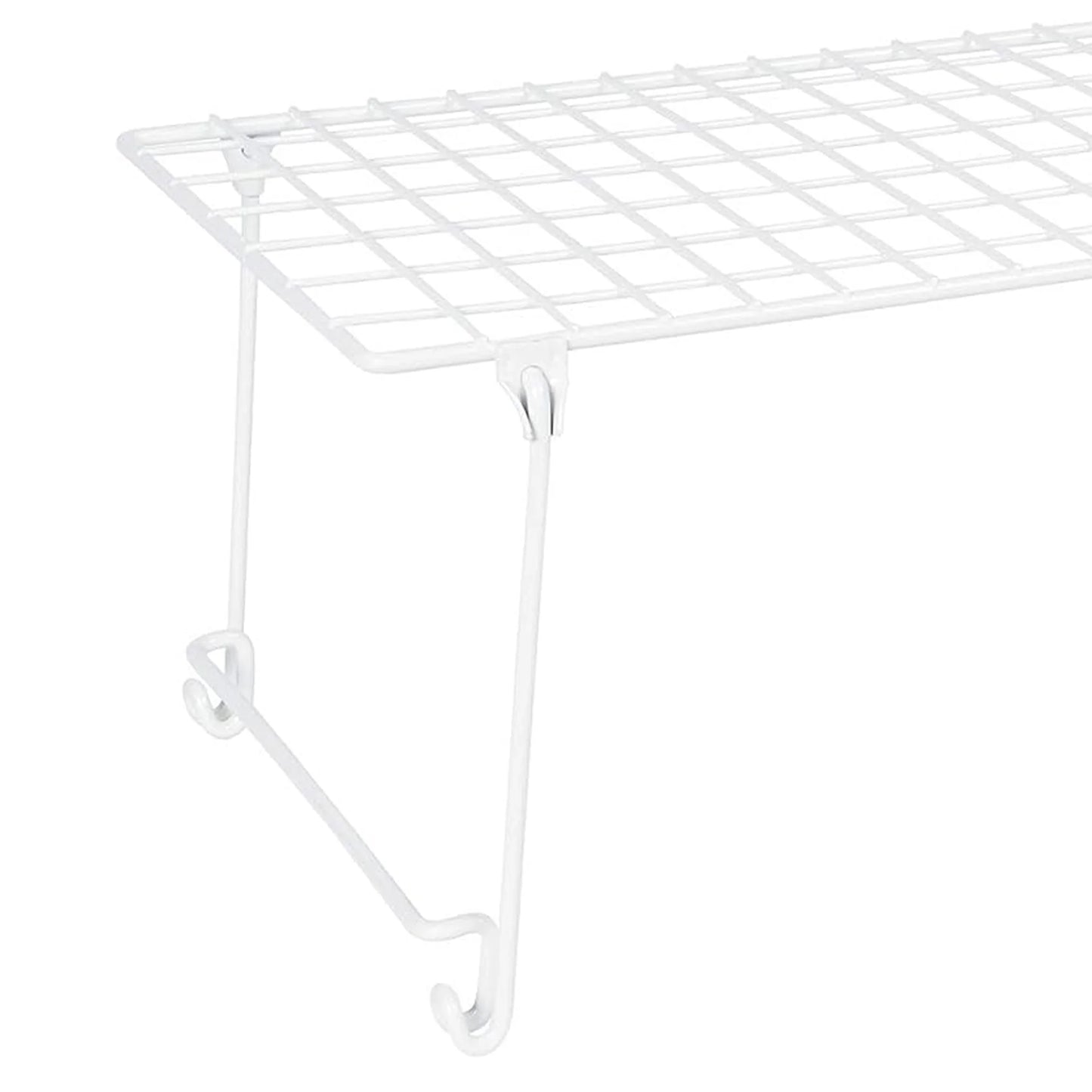 Multi-Purpose Closet Hanging Wire Storage Shelf, White