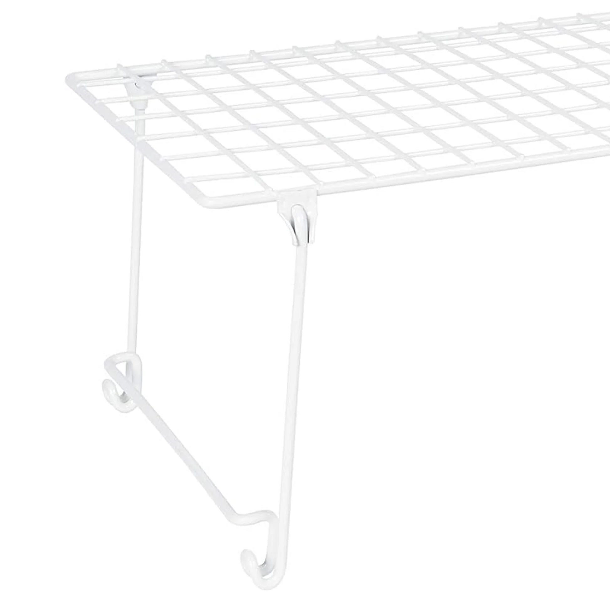 Multi-Purpose Closet Hanging Wire Storage Shelf, White