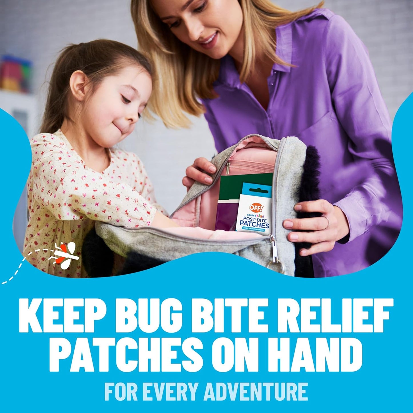 OFF! Post-Bug Bite Patches for Adults & Kids, Camping Essentials, Hydrocolloid Soothing Patches, Latex -Free, 20 Count