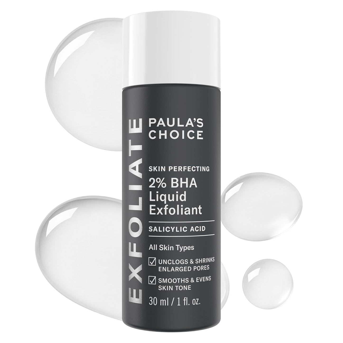 Paula'S Choice Skin Perfecting 2% BHA Liquid Exfoliant with Salicylic Acid, Facial Polish for Pores, Wrinkles & Fine Lines, Suitable for Blackhead-Prone Skin, Fragrance-Free