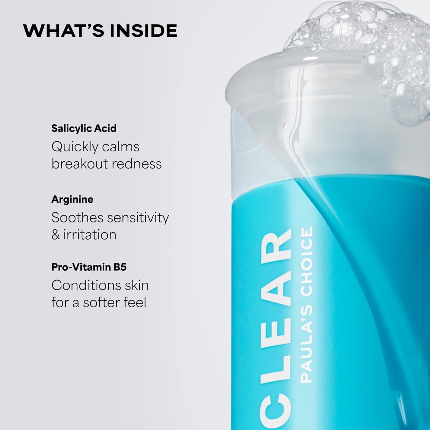 Paula'S Choice CLEAR Pore Normalizing Facial Cleanser, Acne Daily Face Wash, Salicylic Acid Face Cleanser for Clogged & Enlarged Pores, Redness, Suitable for Blackhead-Prone Skin Fragrance Free
