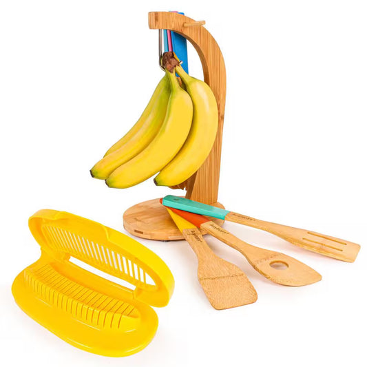 Cooknco Banana Hanger and Cutter Set