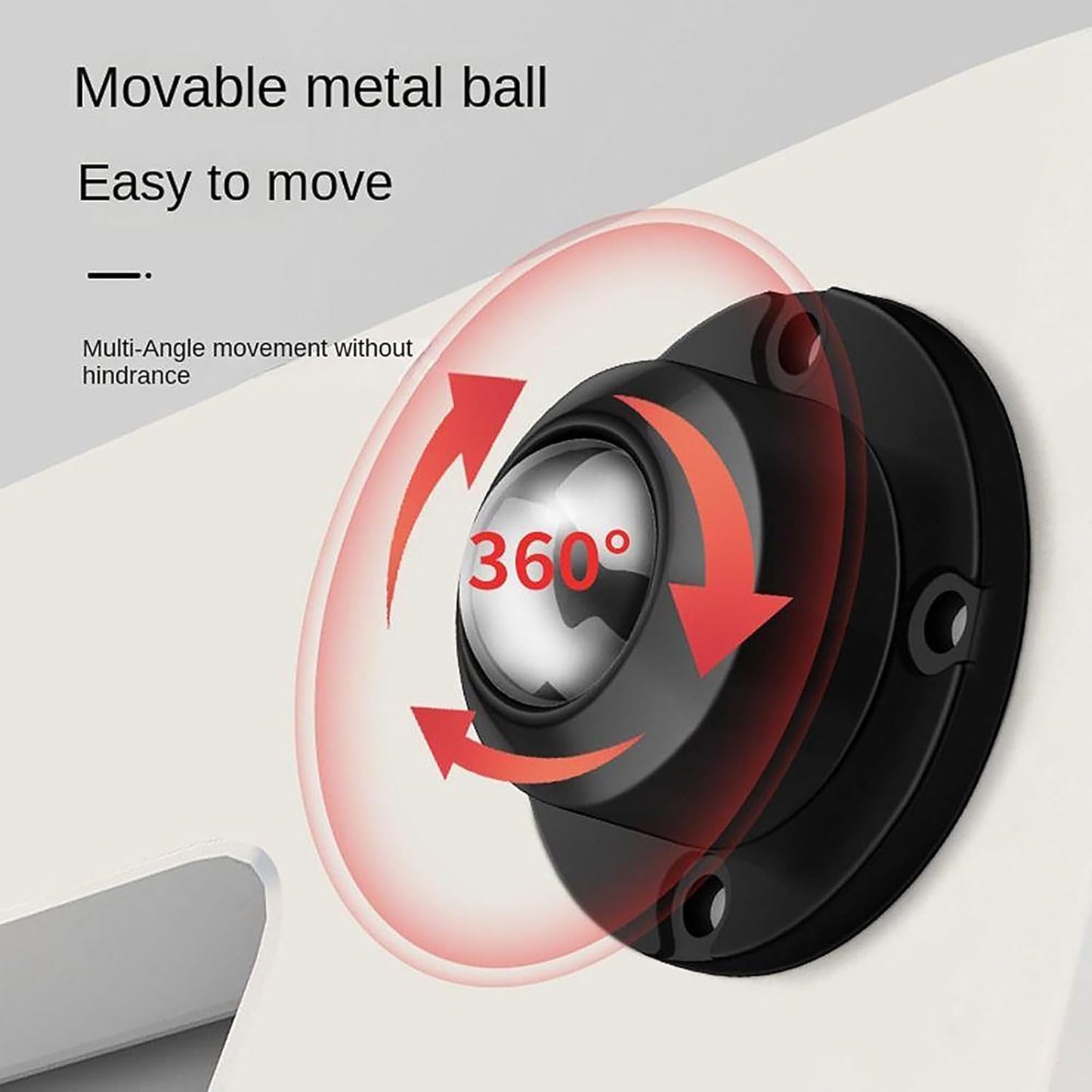 8 Pack Self Adhesive Caster Wheels, Swivel Wheels for Furniture, Load Capacity 30 LBS per Caster Wheels 1 Inch, Low Profile Paste Universal for Storage Box, Small Appliance Storage Bins (8)