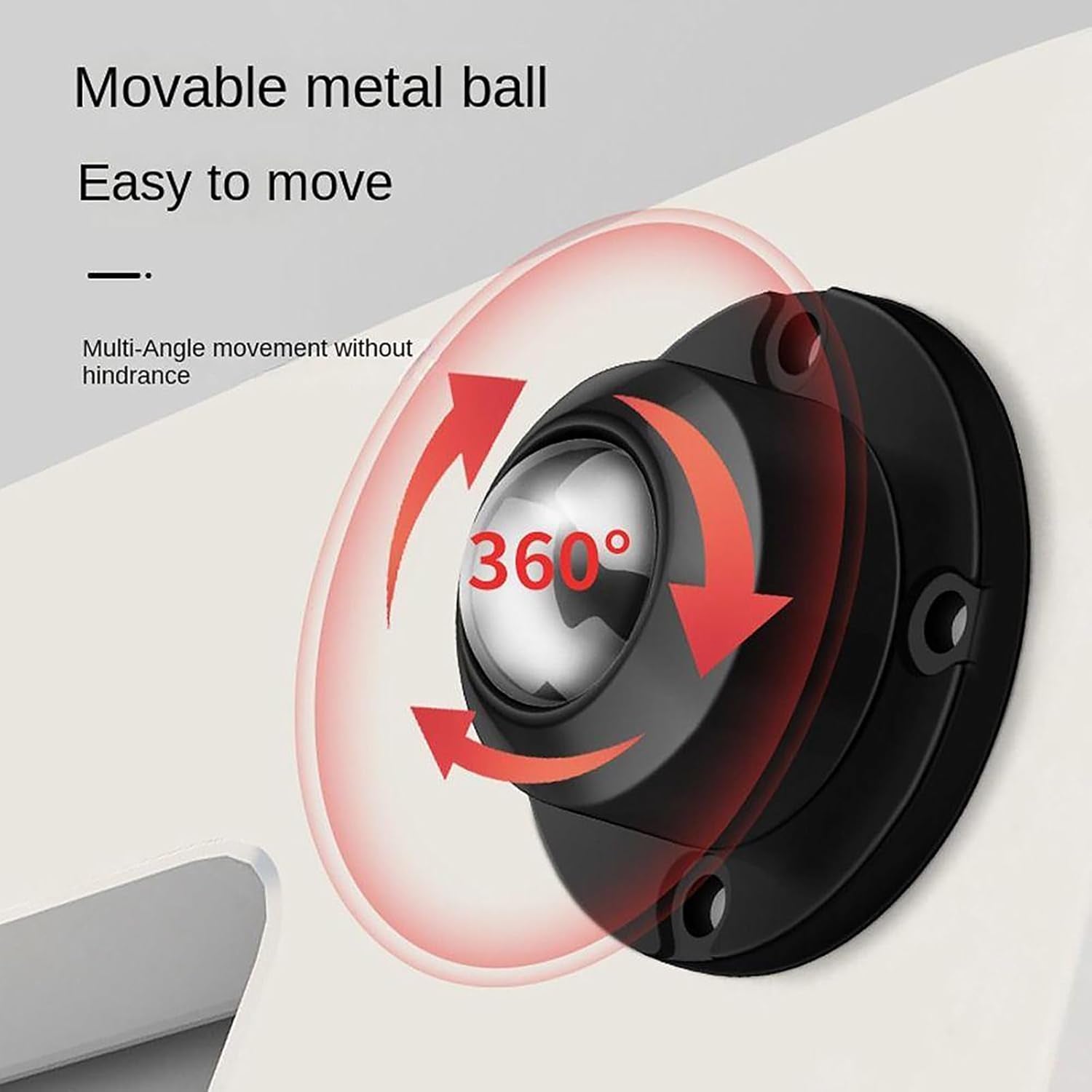 8 Pack Self Adhesive Caster Wheels, Swivel Wheels for Furniture, Load Capacity 30 LBS per Caster Wheels 1 Inch, Low Profile Paste Universal for Storage Box, Small Appliance Storage Bins (8)