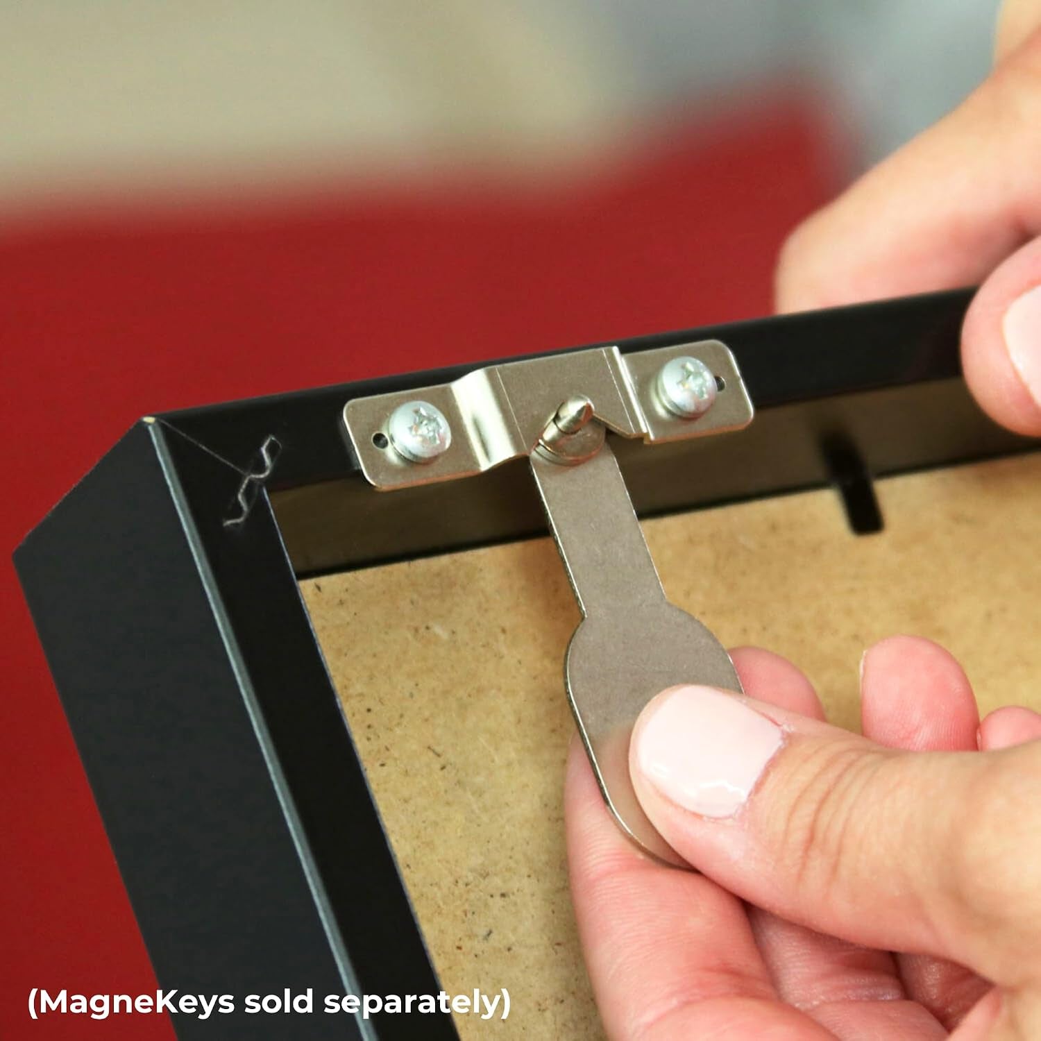 Single-Notch Precision Picture Hangers 10 Pack - plus Self-Tapping Screws & Nails Kit - Fast, Easy and Precise