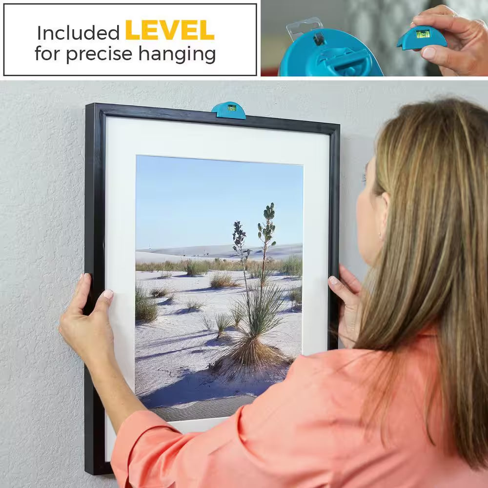 Go Hang It Pro - Picture Hanging and Leveling Tool with Case and Hardware Kit (85-Piece)