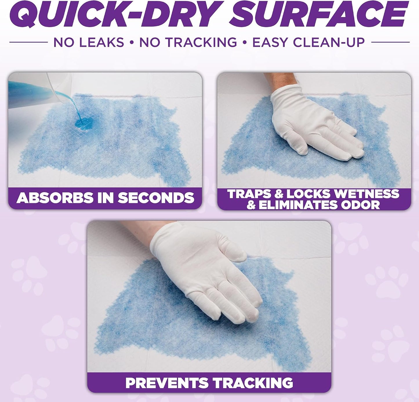 Pooph® Potty Pads™ 24 X 24 In, 25 Count | Disposable Potty Pads with Absorbent Core & Odor Control