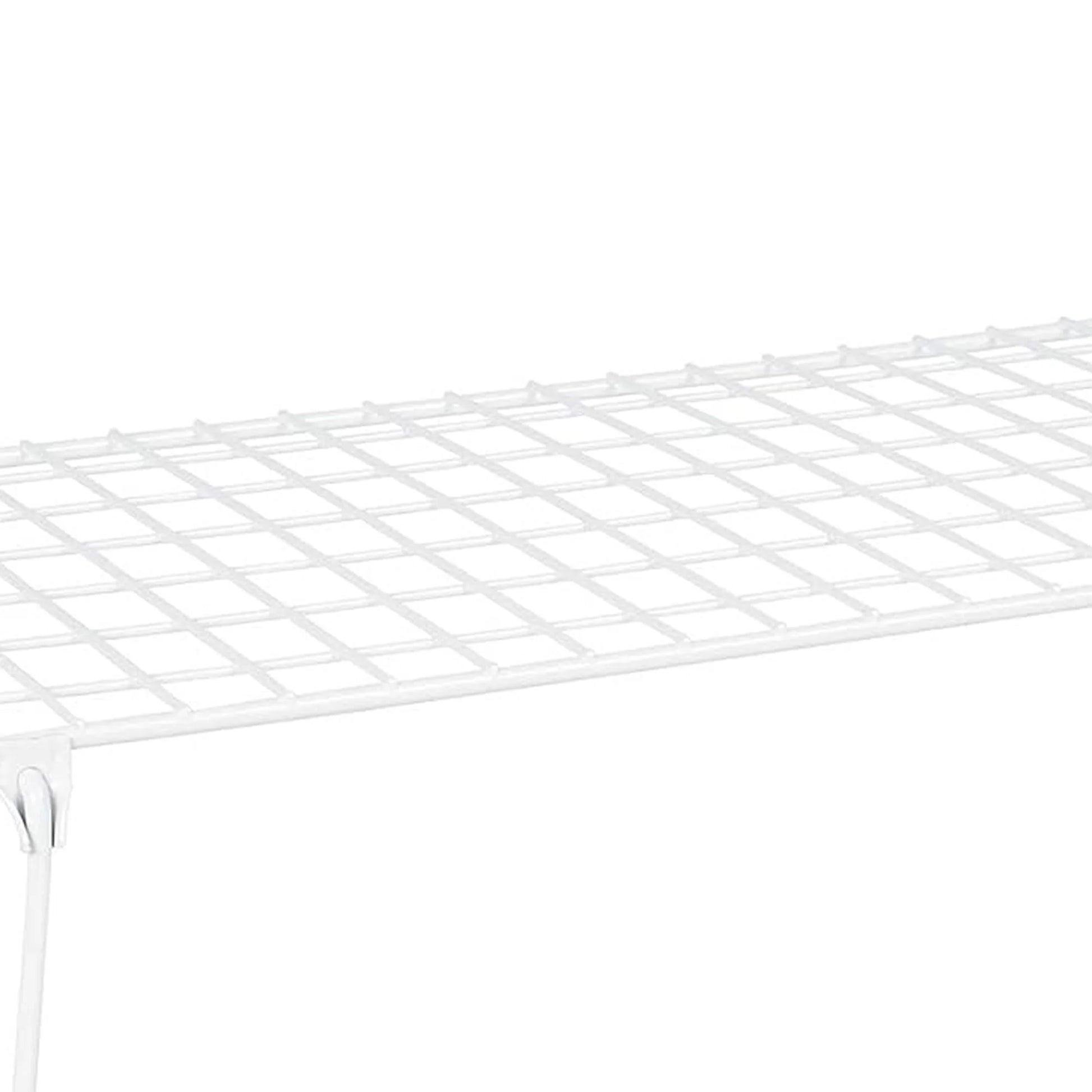 Multi-Purpose Closet Hanging Wire Storage Shelf, White