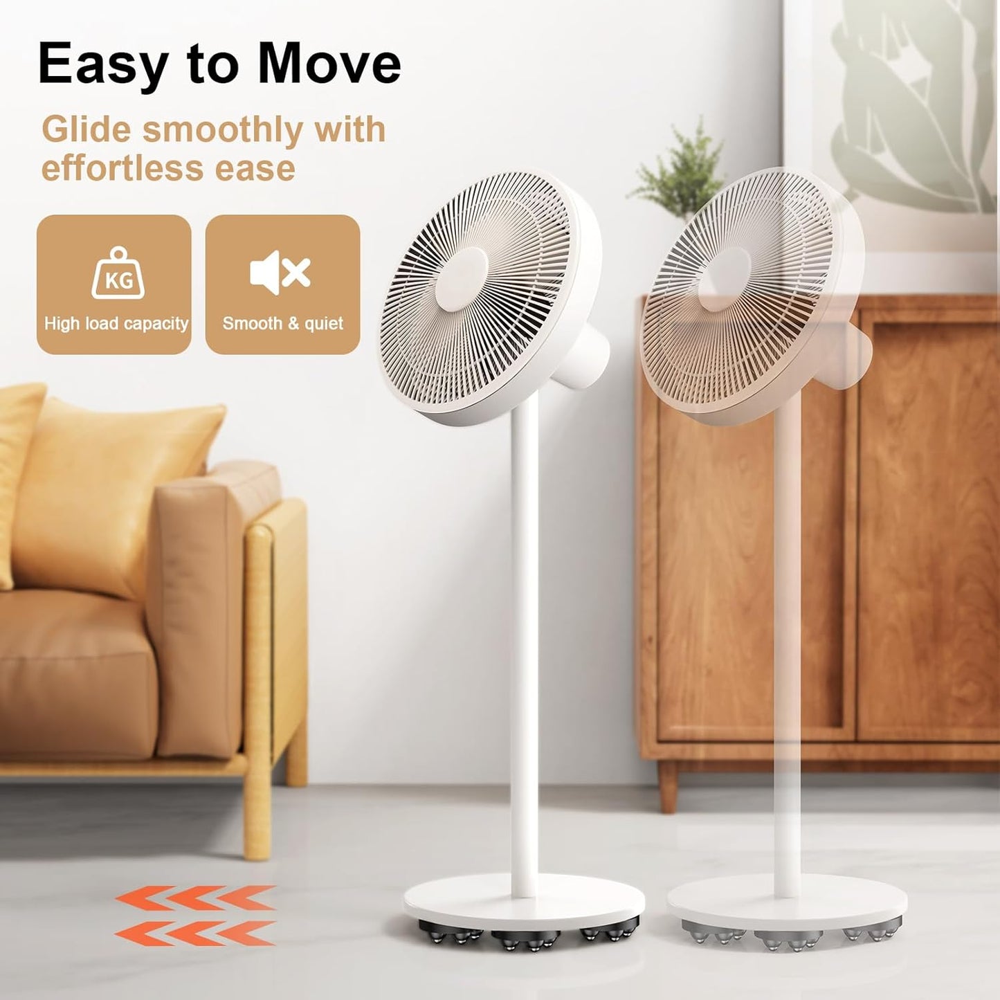 Self Adhesive Caster Wheel 2 Inch, 360° Swivel Universal Wheels, Mini Adhesive Caster Wheels, Low Profile Swivel Wheels for Furniture,Storage Box,Coffee Maker,Pc (4 Pcs, Black)