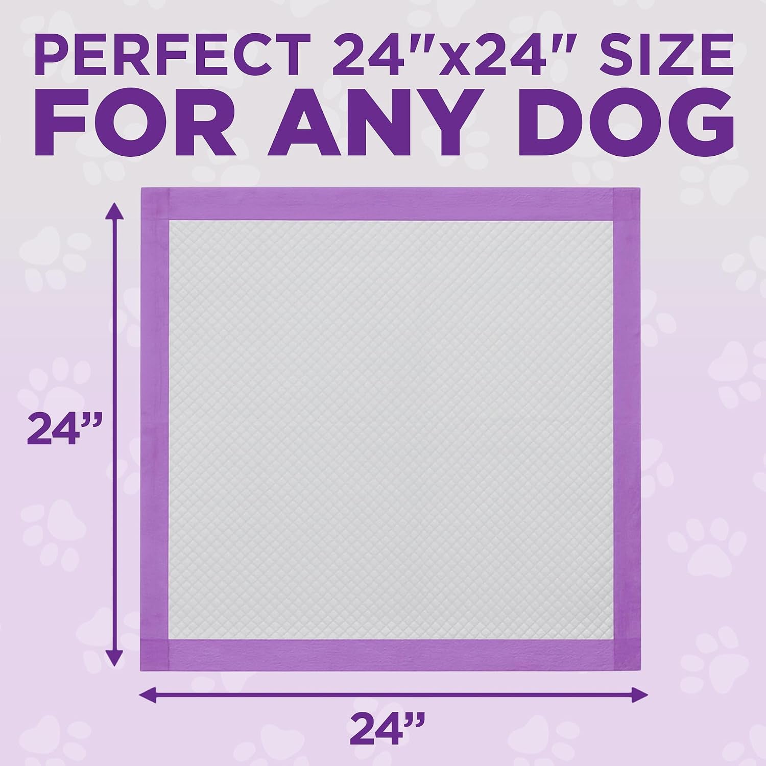 Pooph® Potty Pads™ 24 X 24 In, 25 Count | Disposable Potty Pads with Absorbent Core & Odor Control