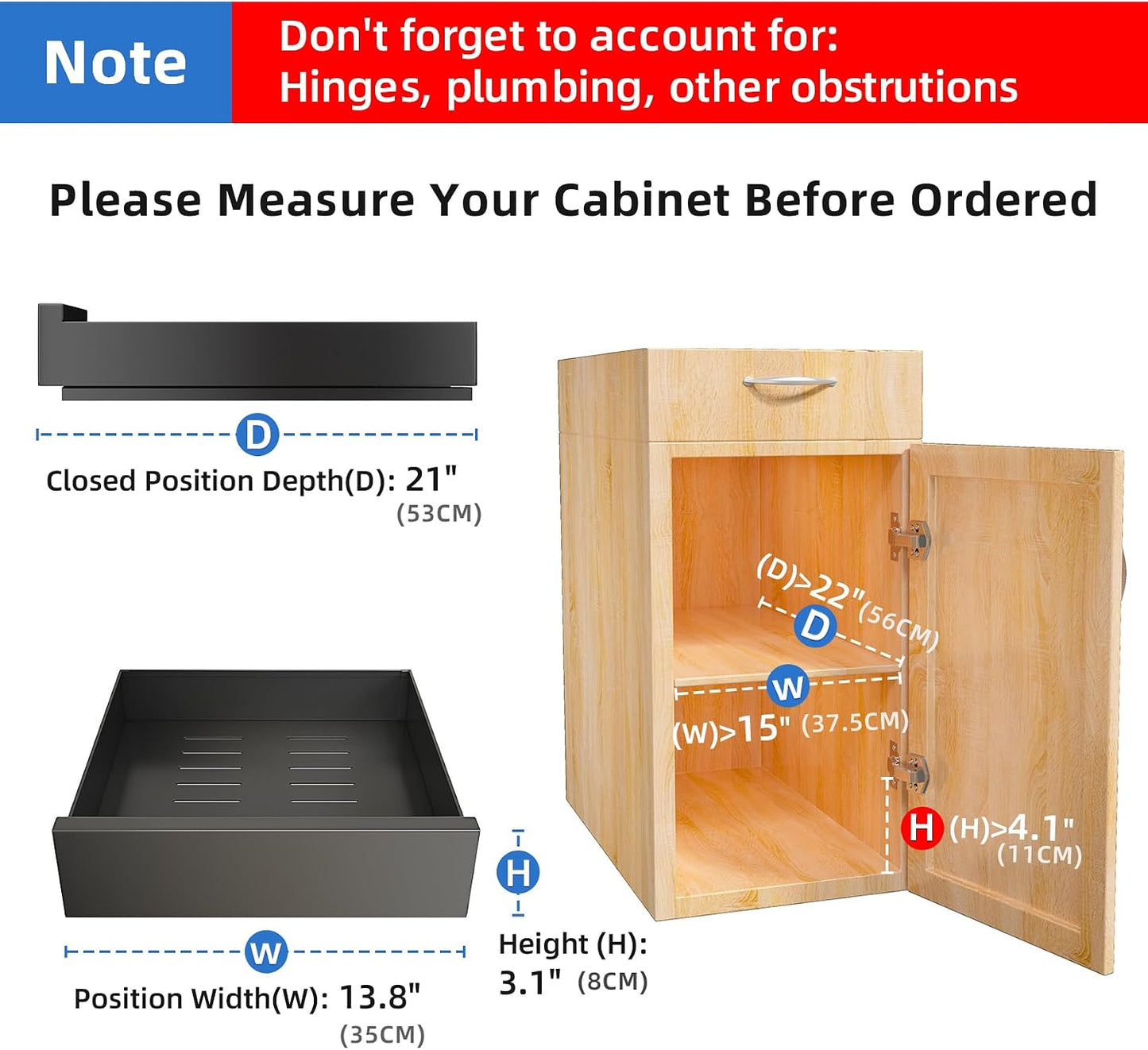 1PC Pull Out Cabinet Organizer+ 1PC Pull Out Cabinet Organizer Bundle