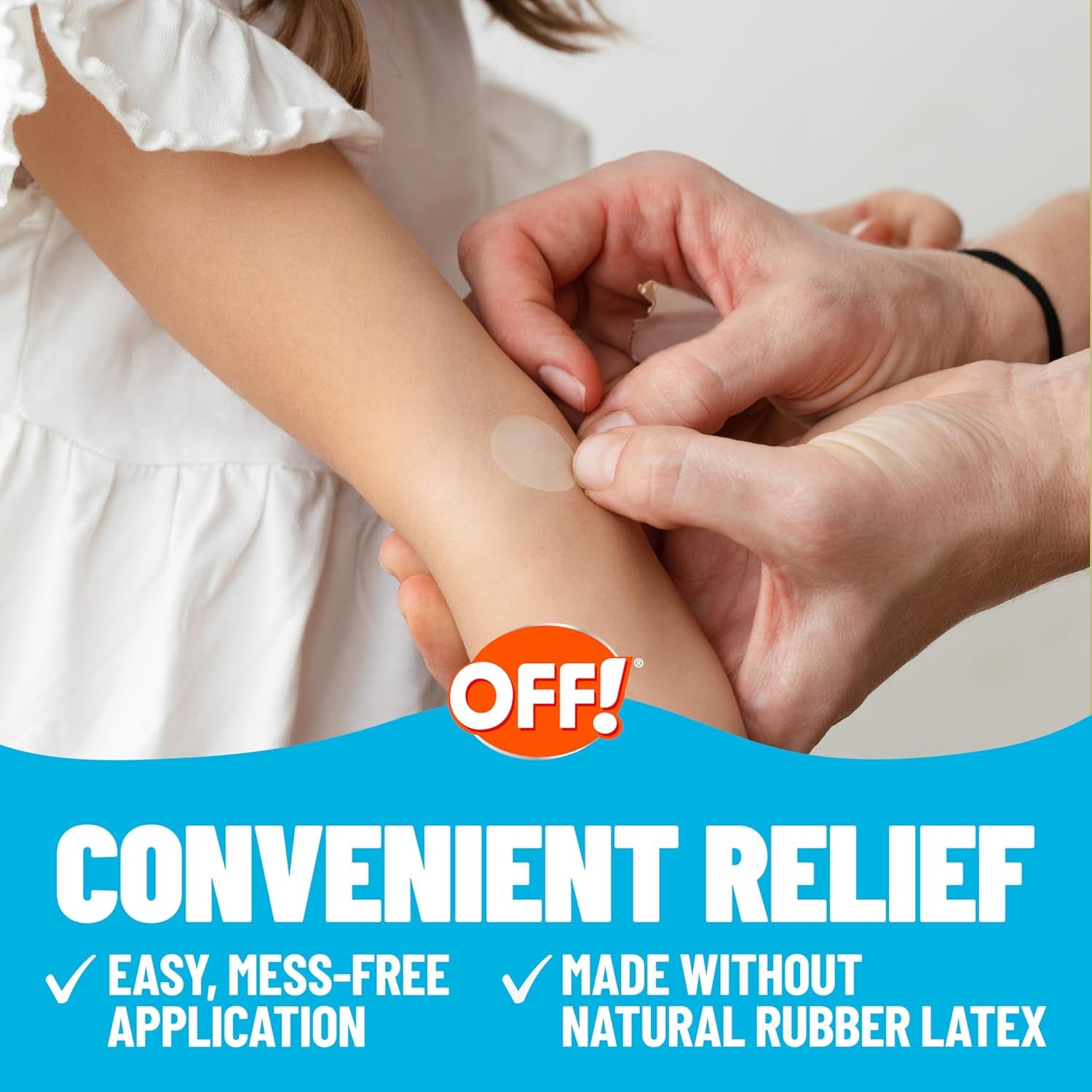 OFF! Post-Bug Bite Patches for Adults & Kids, Camping Essentials, Hydrocolloid Soothing Patches, Latex -Free, 20 Count