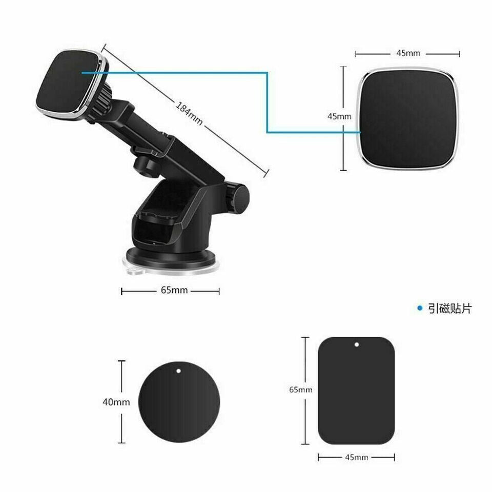 Car Bracket with Adjustable Strength Suction Cup