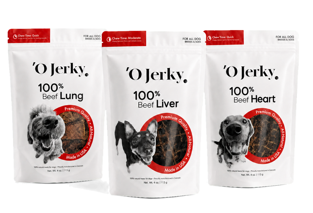'O Jerky for Dogs Bundle | 4oz. (12oz total)