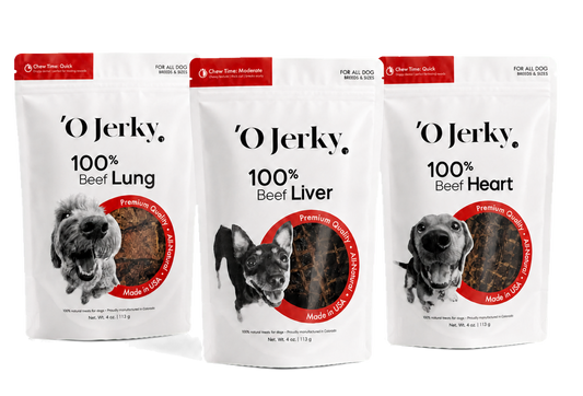 'O Jerky for Dogs Bundle | 4oz. (12oz total)